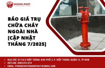 Báo Giá Trụ Chữa Cháy Ngoài Nhà [Cập nhật T7/2025] - Giá Tốt