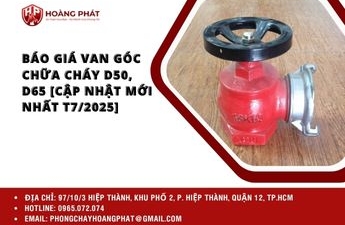 Báo Giá Van Góc Chữa Cháy D50, D65 [Cập nhật mới nhất T7/2025]