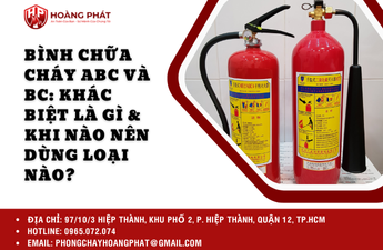 Bình Chữa Cháy ABC và BC: Khác Biệt Là Gì & Khi Nào Nên Dùng Loại Nào? Bình Chữa Cháy ABC và BC: Khác Biệt Là Gì & Khi Nào Nên Dùng Loại Nào?