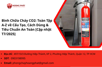 Bình Chữa Cháy CO2: Toàn Tập A-Z về Cấu Tạo, Cách Dùng & Tiêu Chuẩn An Toàn [Cập nhật T7/2025]