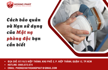 Cách bảo quản và Hạn sử dụng của Mặt nạ phòng độc bạn cần biết