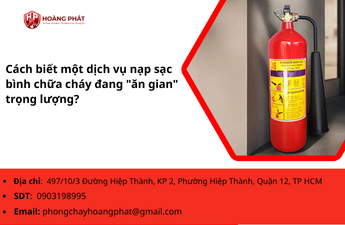 Cách biết một dịch vụ nạp sạc bình chữa cháy đang "ăn gian" trọng lượng? Cách biết một dịch vụ nạp sạc bình chữa cháy đang "ăn gian" trọng lượng?