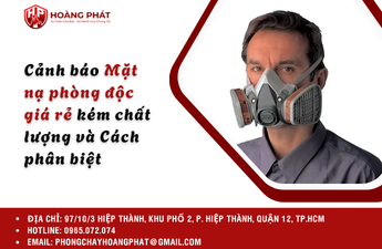 Cảnh báo Mặt nạ phòng độc giá rẻ kém chất lượng và Cách phân biệt