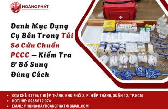 Danh Mục Dụng Cụ Bên Trong Túi Sơ Cứu Chuẩn PCCC – Kiểm Tra & Bổ Sung Đúng Cách