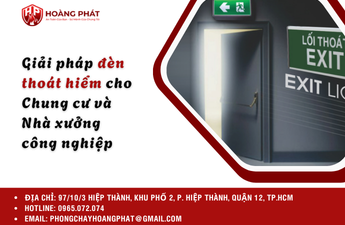 Giải pháp đèn thoát hiểm cho Chung cư và Nhà xưởng công nghiệp