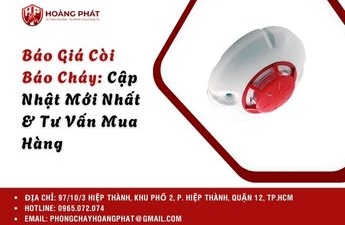 Báo Giá Còi Báo Cháy: Cập Nhật Mới Nhất & Tư Vấn Mua Hàng