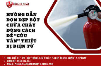 Hướng Dẫn Dọn Dẹp Bột Chữa Cháy Đúng Cách Để Cứu Vãn Thiết Bị Điện Tử Hướng Dẫn Dọn Dẹp Bột Chữa Cháy Đúng Cách Để Cứu Vãn Thiết Bị Điện Tử