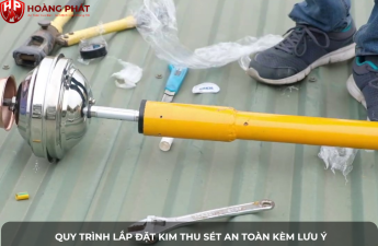 Hướng Dẫn Lắp Đặt Kim Thu Sét Đúng Kỹ Thuật – Tiêu Chuẩn TCVN & Những Lưu Ý Quan Trọng