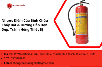 Nhược Điểm Của Bình Chữa Cháy Bột & Hướng Dẫn Dọn Dẹp, Tránh Hỏng Thiết Bị Nhược Điểm Của Bình Chữa Cháy Bột & Hướng Dẫn Dọn Dẹp, Tránh Hỏng Thiết Bị