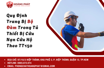 Quy Định Trang Bị Bộ Đàm Trong Tủ Thiết Bị Cứu Nạn Cứu Hộ Theo TT150