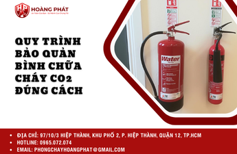 Quy trình bảo quản bình chữa cháy CO2 đúng cách để tăng tuổi thọ & đảm bảo an toàn Quy trình bảo quản bình chữa cháy CO2 đúng cách để tăng tuổi thọ & đảm bảo an toàn