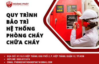 Quy trình bảo trì hệ thống PCCC Quy trình bảo trì hệ thống PCCC
