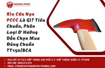 Rìu Cứu Nạn PCCC Là Gì? Tiêu Chuẩn, Phân Loại & Hướng Dẫn Chọn Mua Đúng Chuẩn TT150/BCA