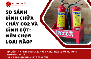 So sánh bình chữa cháy CO2 và bình bột: Nên chọn loại nào? So sánh bình chữa cháy CO2 và bình bột: Nên chọn loại nào?