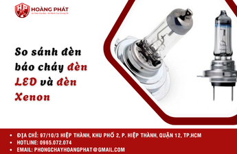 So sánh đèn báo cháy đèn LED và đèn Xenon