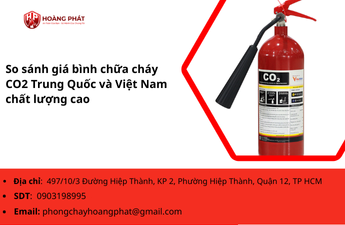So sánh giá bình chữa cháy CO2 Trung Quốc và Việt Nam chất lượng cao So sánh giá bình chữa cháy CO2 Trung Quốc và Việt Nam chất lượng cao