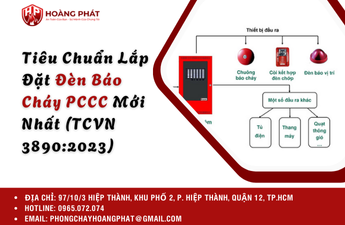 Tiêu Chuẩn Lắp Đặt Đèn Báo Cháy PCCC Mới Nhất (TCVN 3890:2023)