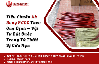Tiêu Chuẩn Xà Beng PCCC Theo Quy Định – Vật Tư Bắt Buộc Trong Tủ Thiết Bị Cứu Nạn