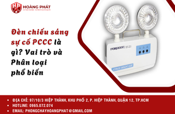 Đèn chiếu sáng sự cố PCCC là gì? Vai trò và Phân loại phổ biến