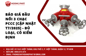 Báo Giá Đầu Nối 3 Chạc PCCC [Cập nhật T7/2025] - Đủ Loại, Có Kiểm Định