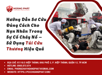 Hướng Dẫn Sơ Cứu Đúng Cách Cho Nạn Nhân Trong Sự Cố Cháy Nổ – Sử Dụng Túi Cứu Thương Hiệu Quả