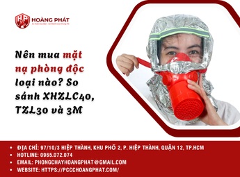 Nên mua Mặt nạ phòng độc loại nào? So sánh XHZLC40, TZL30 và 3M