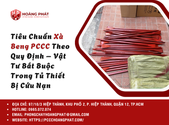 Tiêu Chuẩn Xà Beng PCCC Theo Quy Định – Vật Tư Bắt Buộc Trong Tủ Thiết Bị Cứu Nạn