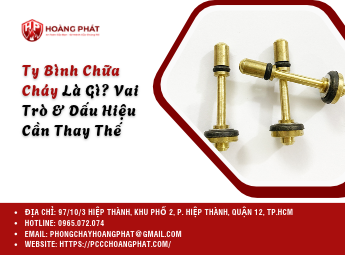 Ty Bình Chữa Cháy Là Gì? Vai Trò & Dấu Hiệu Cần Thay Thế