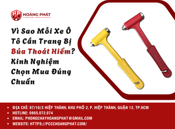 Vì Sao Mỗi Xe Ô Tô Cần Trang Bị Búa Thoát Hiểm? Kinh Nghiệm Chọn Mua Đúng Chuẩn