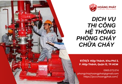 Thi công hệ thống PCCC Thi công hệ thống PCCC
