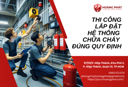 Thi công lắp đặt hệ thống chữa cháy đúng quy định Thi công lắp đặt hệ thống chữa cháy đúng quy định