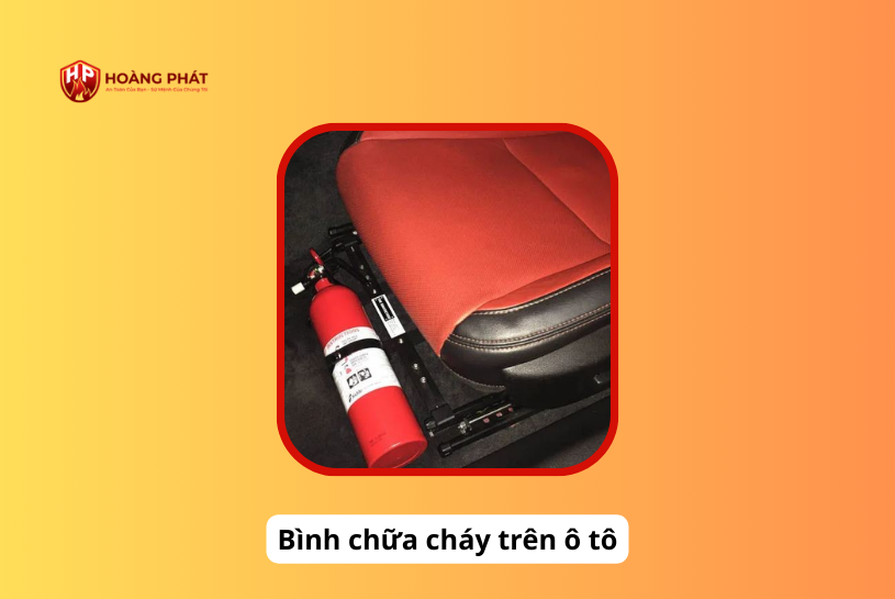 bình chữa cháy co2 để trong ô tô