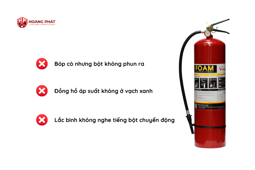 bột chữa cháy vón cục