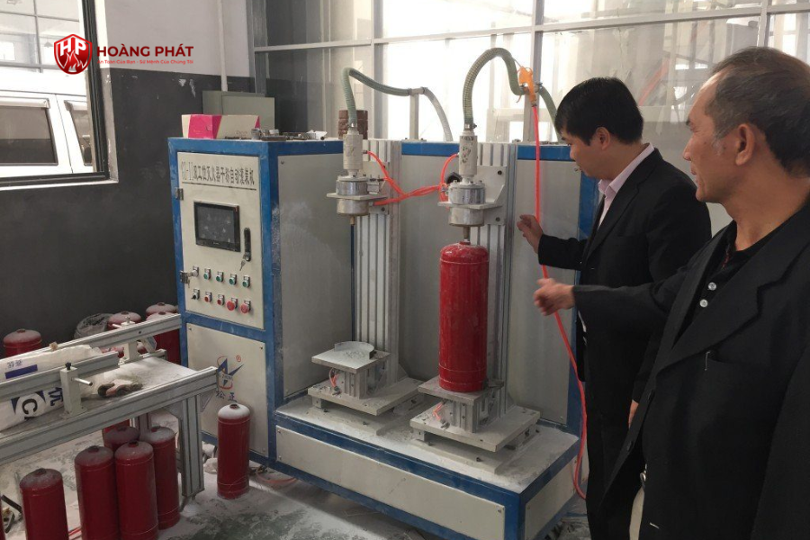 nạp sạc bình chữa cháy bột