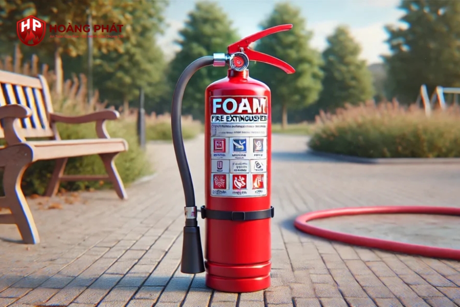 Hiệu quả bình chữa cháy bọt Foam 