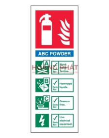 TEM BÌNH CHỮA CHÁY BỘT ABC OEF109