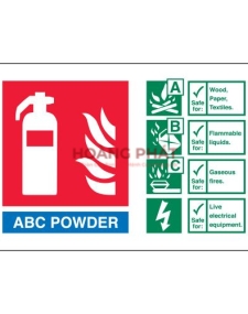 TEM BÌNH CHỮA CHÁY BỘT ABC OEF118