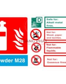 TEM BÌNH CHỮA CHÁY BỘT M28 OEF122