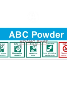 TEM BÌNH CHỮA CHÁY BỘT ABC OEF126