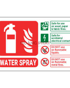 TEM BÌNH CHỮA CHÁY WATER - SPRAY OEF119