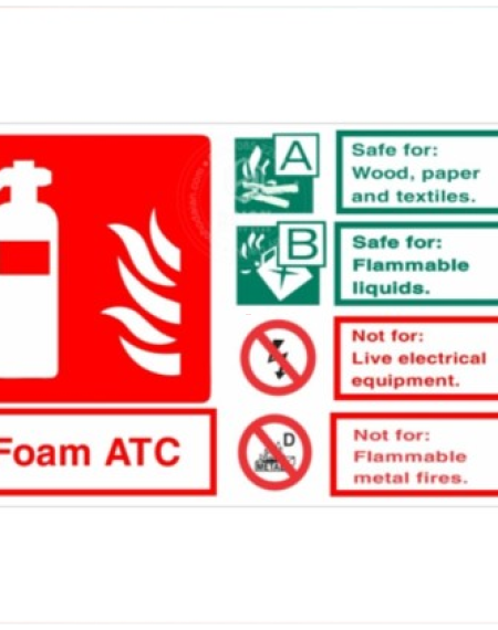 TEM BÌNH CHỮA CHÁY BỌT ATC OEF121