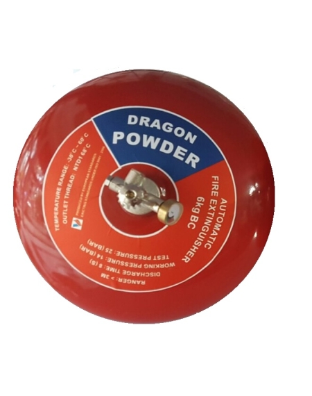 BÌNH CHỮA CHÁY TỰ ĐỘNG DRAGON POWDER ABC BỘT 6KG