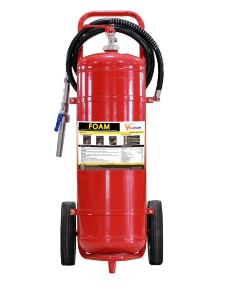 Bình chữa cháy xe đẩy bọt 50 lít