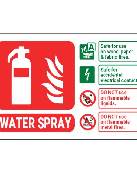 TEM BÌNH CHỮA CHÁY WATER - SPRAY OEF119