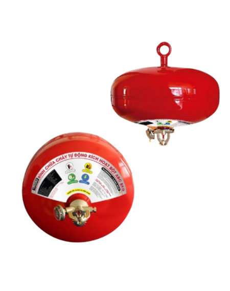 BÌNH CẦU CHỮA CHÁY TỰ ĐỘNG TOMOKEN BỘT ABC 8KG