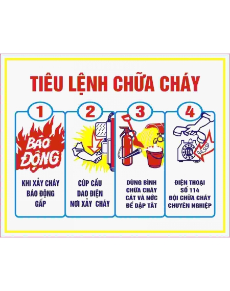 TIÊU LỆNH CHỮA CHÁY